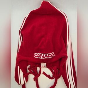 HBC Red Fleece Canada Winter Hat